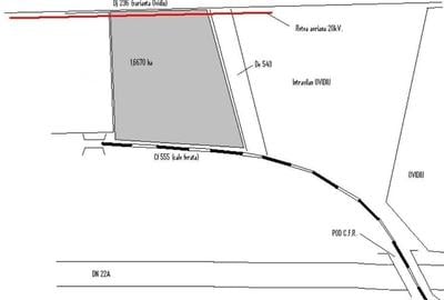 Teren Construcții intravilan de 17000 mp, în Exterior Vest - 3