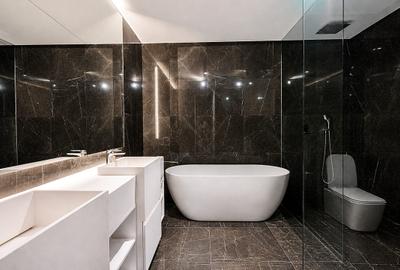 Penthouse cu 5 camere, mobilat în Barbu Văcărescu - 21
