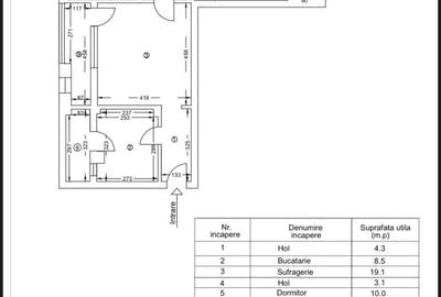 Apartament cu 3 camere semidecomandat în Unirii - 1