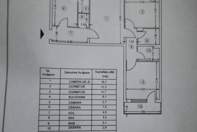 Apartament cu 3 camere semidecomandat, mobilat în Podu Roș - 16