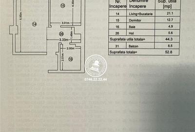 Apartament cu 2 camere în Gară - 7