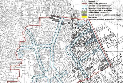 Teren Construcții intravilan de 1226 mp, în P-ța Victoriei - 2