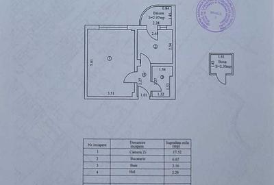 Apartament cu 2 camere decomandat în Central