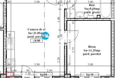 Apartament cu 2 camere în Bârnova