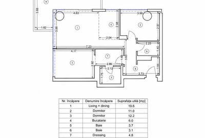 Apartament cu 4 camere în Floreasca - 1
