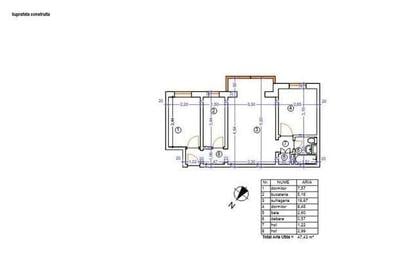 Apartament cu 3 camere în Kogălniceanu