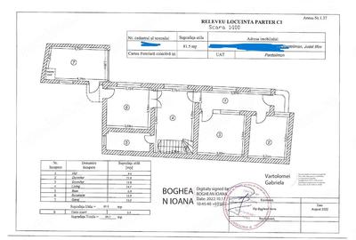 Casă cu 3 camere cu Teren 239 Mp în Central