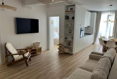 Apartament cu 2 camere semidecomandat, mobilat în Nord