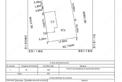 Casă cu 2 camere cu Teren 430 Mp în Exterior Vest - 1