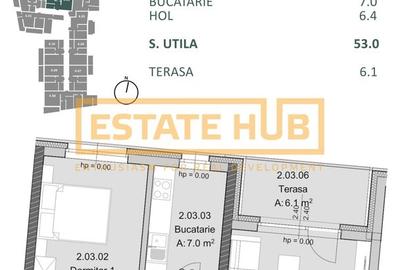 Apartament cu 2 camere semidecomandat în Central - 2