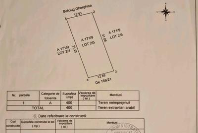 Teren de 400 mp, în Agigea