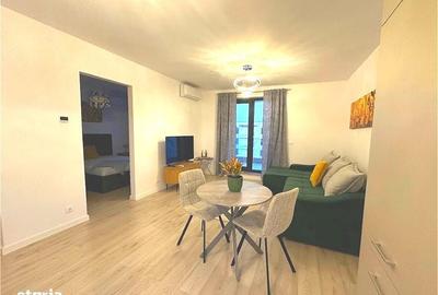 Apartament cu 2 camere semidecomandat în Băneasa