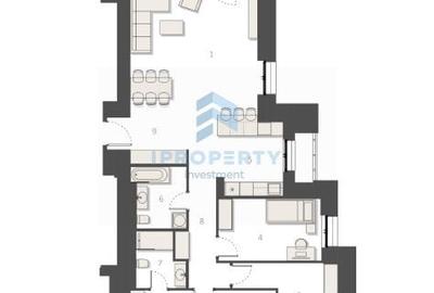 Apartament cu 4 camere decomandat în Pipera