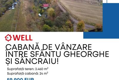 Casă individuală cu 2 camere cu Teren 3460 Mp în Periferie