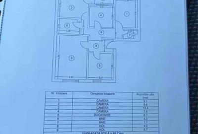 Apartament cu 4 camere decomandat în Murfatlar - 2