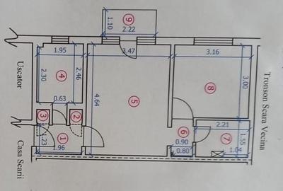 Apartament cu 2 camere semidecomandat în Orizont - 7