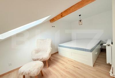 Apartament cu 2 camere semidecomandat, mobilat în Sânpetru