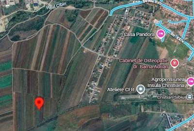 Teren agricol extravilan de 1250 mp, în Cristian - 1