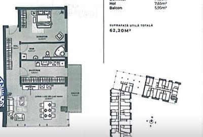 Apartament cu 2 camere în Central