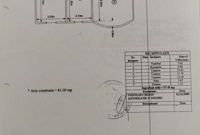 Apartament cu 3 camere decomandat în Central