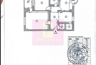 Apartament cu 3 camere în Unirii