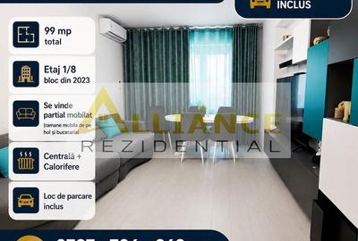 Apartament cu 4 camere decomandat, mobilat în Brâncoveanu