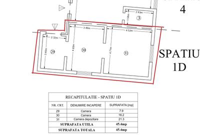 Spațiu comercial, de 45 mp, în Ultracentral