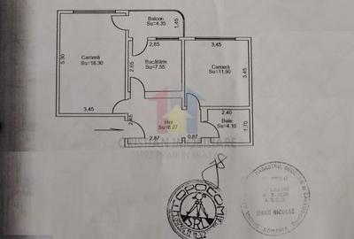 Apartament cu 2 camere decomandat în Gării