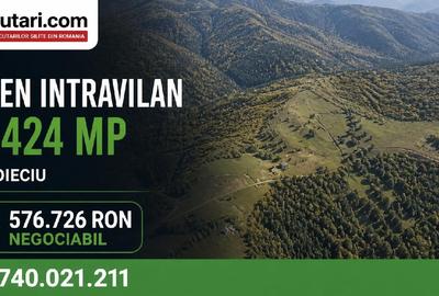 Teren Construcții intravilan de 13424 mp, în Bran