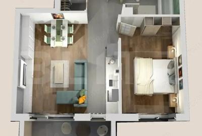 Apartament cu 2 camere semidecomandat în Mănăștur - 1