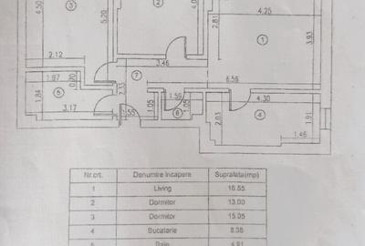Apartament cu 3 camere decomandat în Chiajna