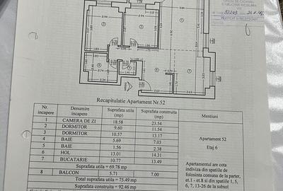 Apartament cu 3 camere decomandat în Tătărași