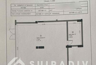 Spațiu comercial, de 131 mp, în Sopor