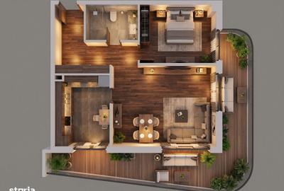 Apartament cu 3 camere în Central - 7