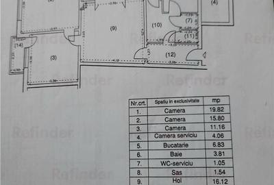 Apartament cu 4 camere decomandat, mobilat în Iancului - 1