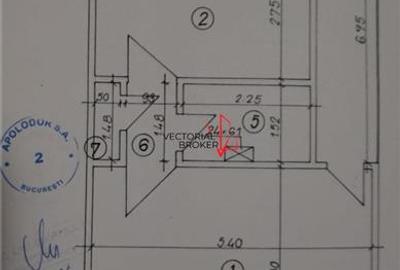 Apartament cu 2 camere semidecomandat în Central