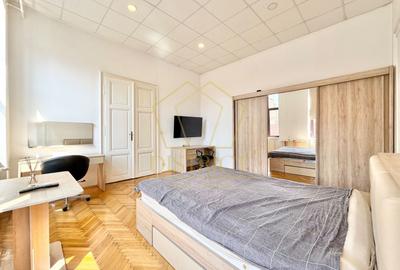 Apartament cu 2 camere semidecomandat, mobilat în Central