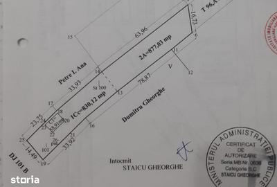 Teren de 3300 mp, în Snagov