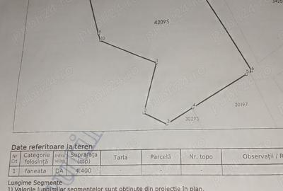 Teren de 4400 mp, în Mitocu Dragomirnei