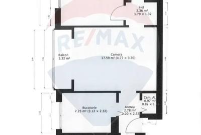 Apartament cu 3 camere semidecomandat în Podgoria