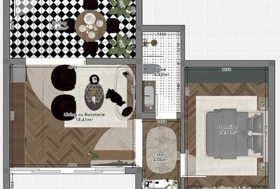 Apartament cu 2 camere semidecomandat în Exterior Vest - 5