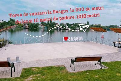 Teren de 1018 mp, în Snagov