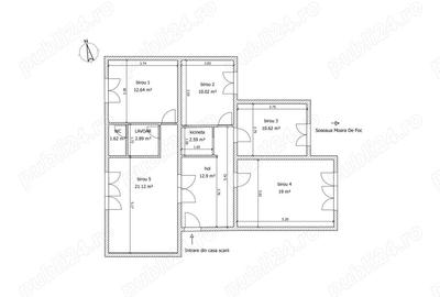 Apartament cu 4 camere decomandat, mobilat în Canta - 1