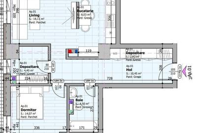 Apartament cu 2 camere în Faleză - 6