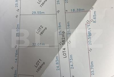 Teren de 738 mp, în Central - 2