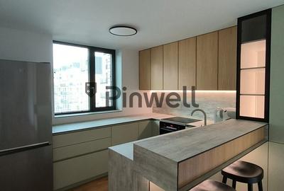 Apartament cu 3 camere semidecomandat, mobilat în Nord