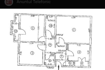 Apartament cu 3 camere decomandat, mobilat în Doamna Ghica - 16