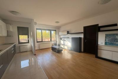 Apartament cu 2 camere semidecomandat, mobilat în Băneasa