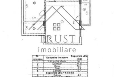 Apartament cu 2 camere semidecomandat în Florești - 4