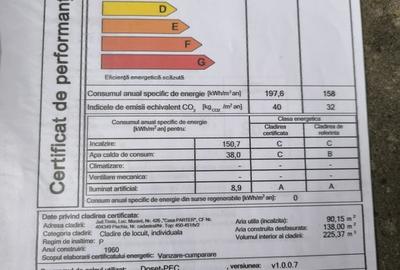 Casă cu 3 camere cu Teren 1000 Mp în Nuci